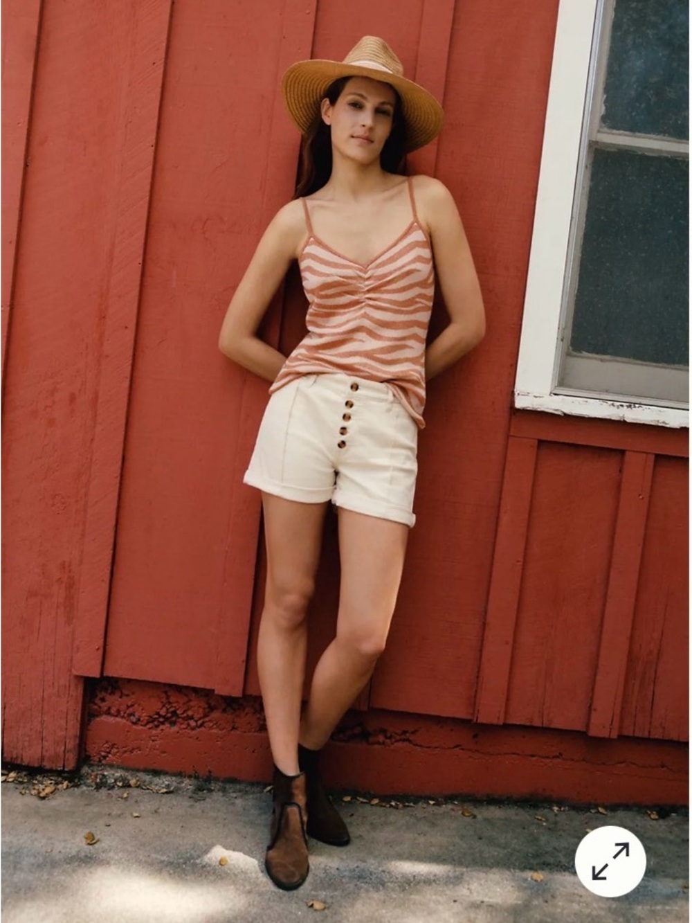 Anthropologie Cora Striped Tank